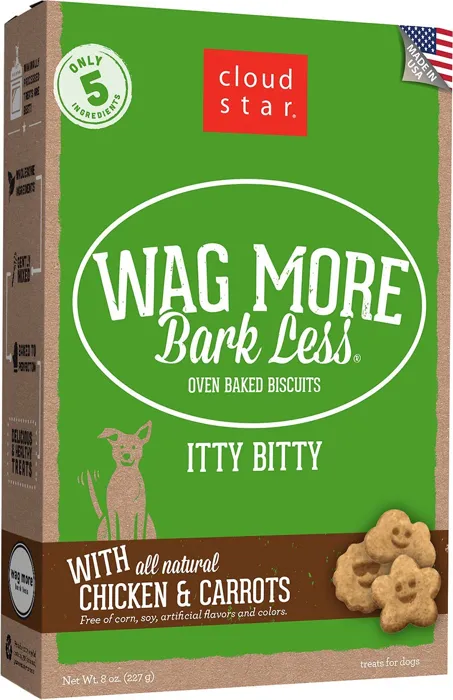 Bark Less Ovenbake Gf Itty Bitty Chkn Crt Trt 8-oz