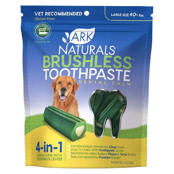 Brushless Toothpaste Large Dog Treats Large 18-oz