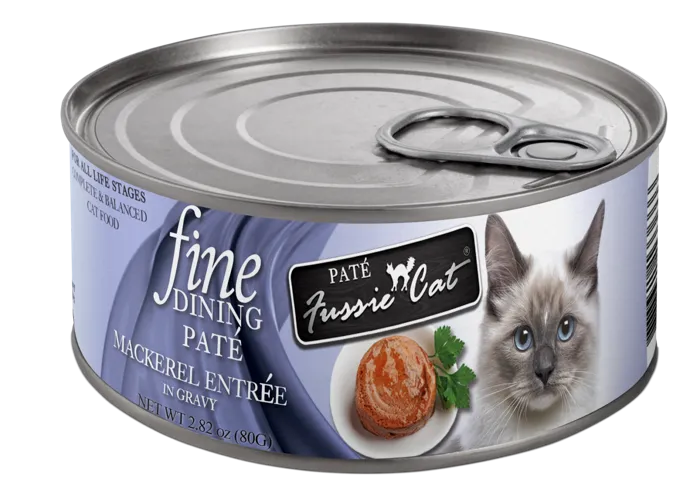 %Fussie Cat Fine Mackerel 2.82oz