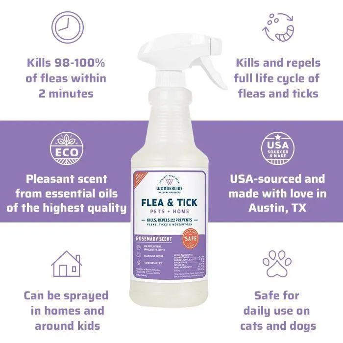 Wondercide Flea/Tick Spray Rosemary 32oz