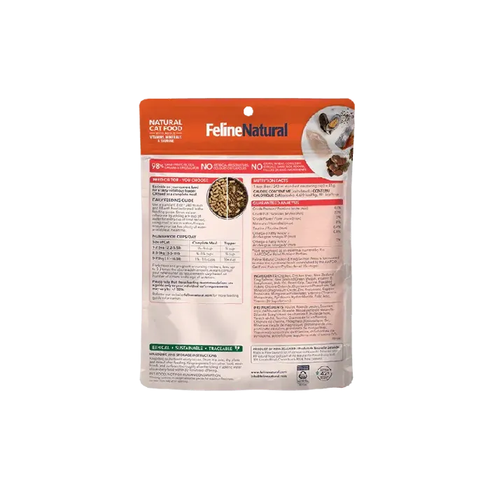 Feline Natural Cat FD Chicken Salmon 3.5oz