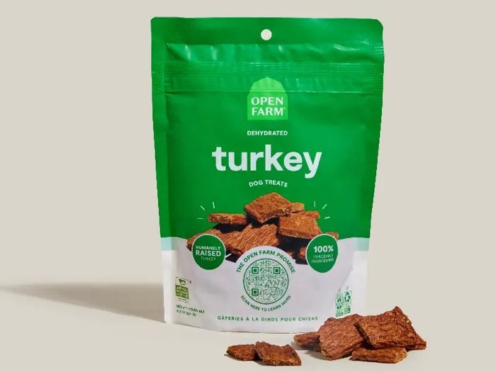 Open Farm Dog Turkey Dehydrated Treat 4.5oz