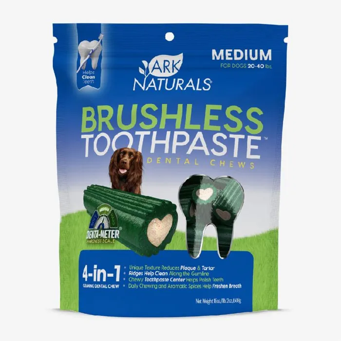 Ark Naturals Brushless Chews Md/Lg 18oz