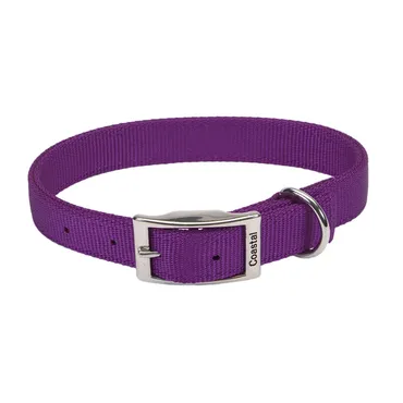 Nylon Double Collar 1"X24"-Purple