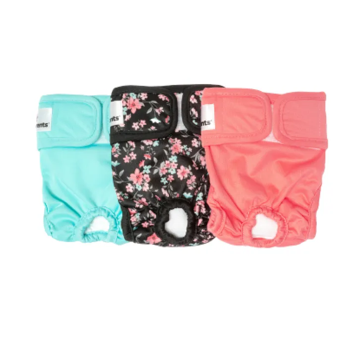 Pet Parents Washable Diapers Bella Lg 3 Pk