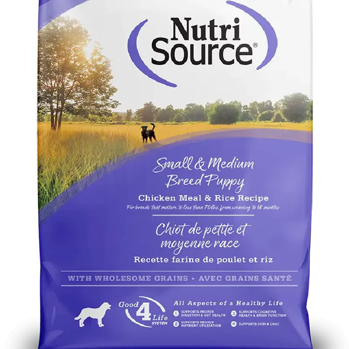 Nutrisource Small/Medium Puppy Chicken/Rice 12#