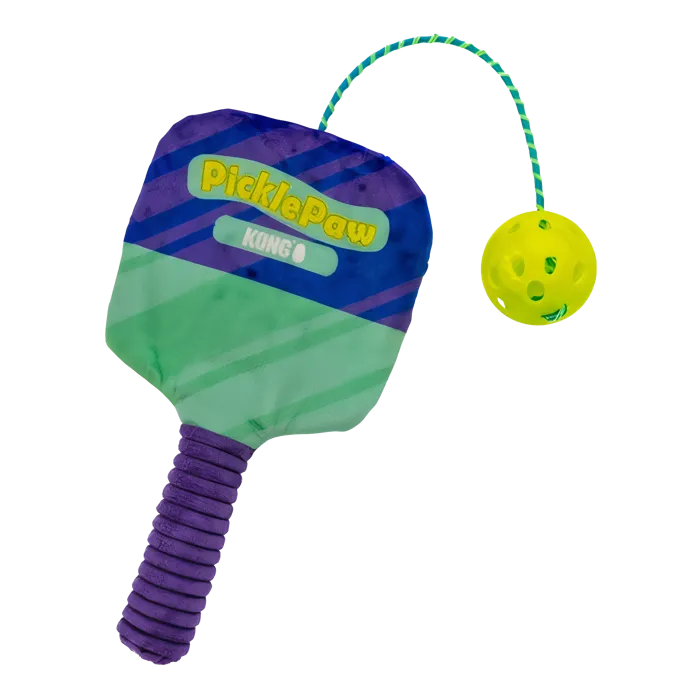 KONG Sport PicklePaw purple cat toy angled view