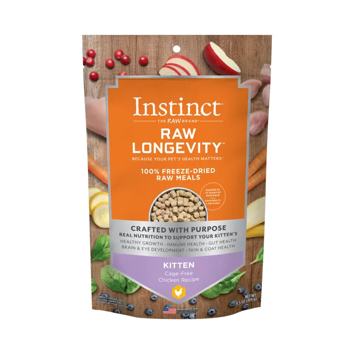 Nature's Variety Longevity Fd Chicken Kittn 9.5-oz