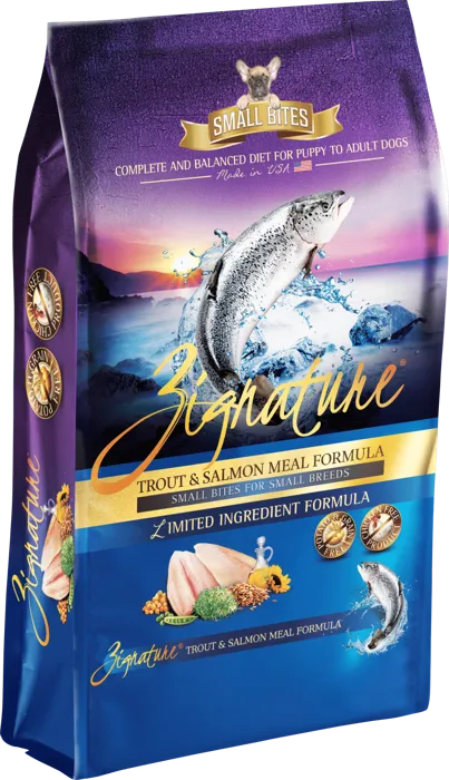 Zignature Trout & Salmon Small Bite 4#