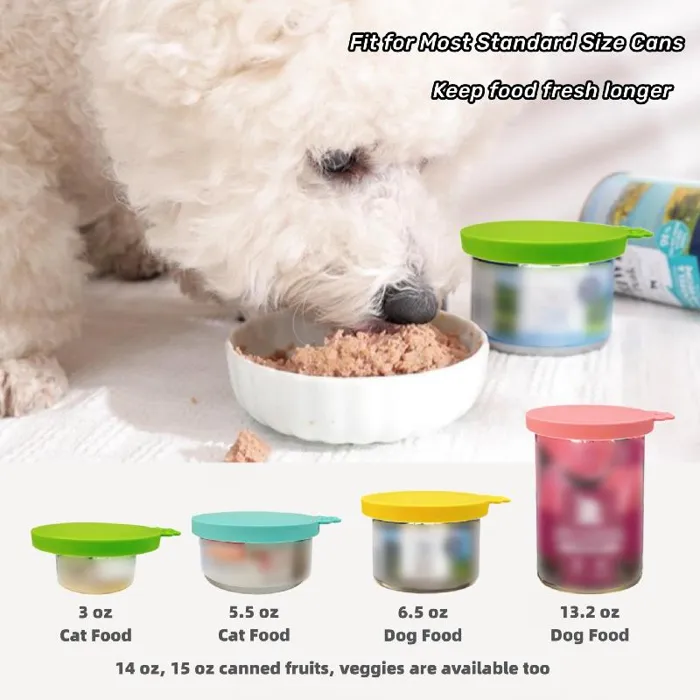 Messy Mutts Silicone Can Cover Purple