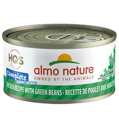 Almo Cat Can Hqs Complete Ckn/green Bean 2.47-oz