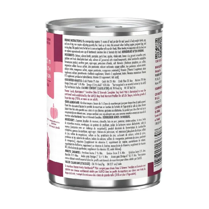Fromm Dog Can Nutritionals Sensitive Skin & Stomach Pate 13 Oz 12/case