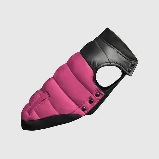 Summit Stretch Puffer Vest In Plum 16"