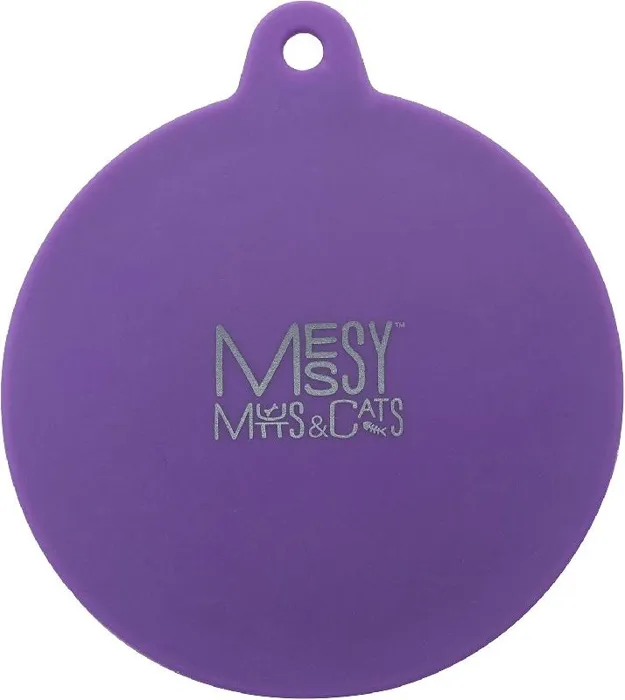 Messy Mutts Silicone Can Cover Purple