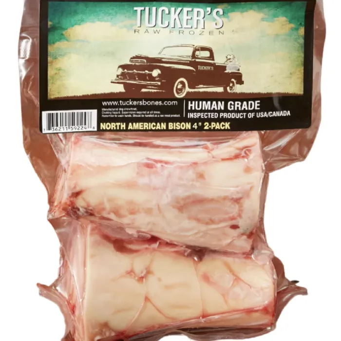 Tucker's Bones Bison 4"" 2ct
