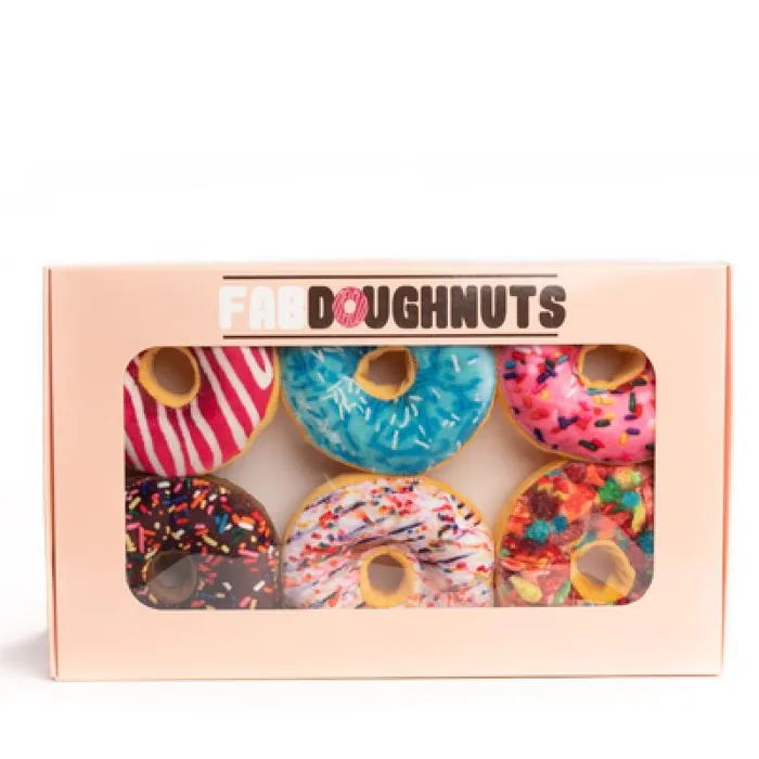 Fabdog Foodies Box Of Doughnuts 6 Pk