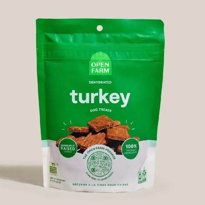 Open Farm Dog Turkey Dehydrated Treat 4.5oz