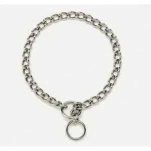 Chain Training Dog Collar - Chrome 4.0 Mm X 30"