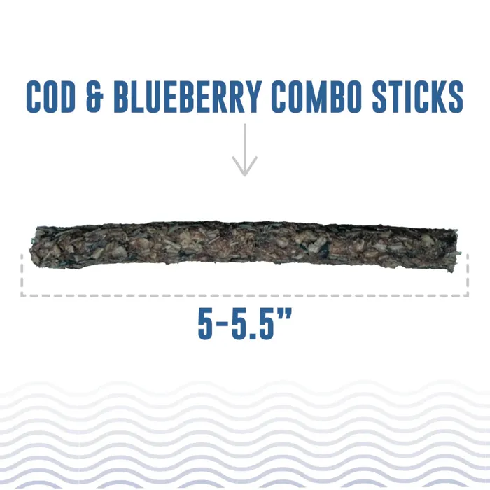 Cod/blueberry Combo Stick Dog Ift-00254 Icelandic 48/cs