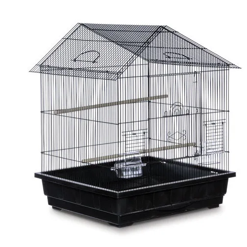 Parakeet Cage Offset House Style Roof 25"x21"x29"