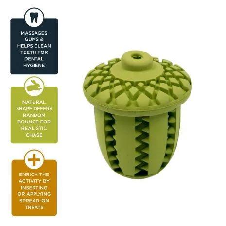 Tall Tails Natural Rubber Acorn 3"