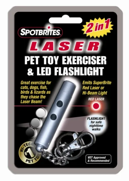 Spotbrights 2 In 1 Laser Pet Toy