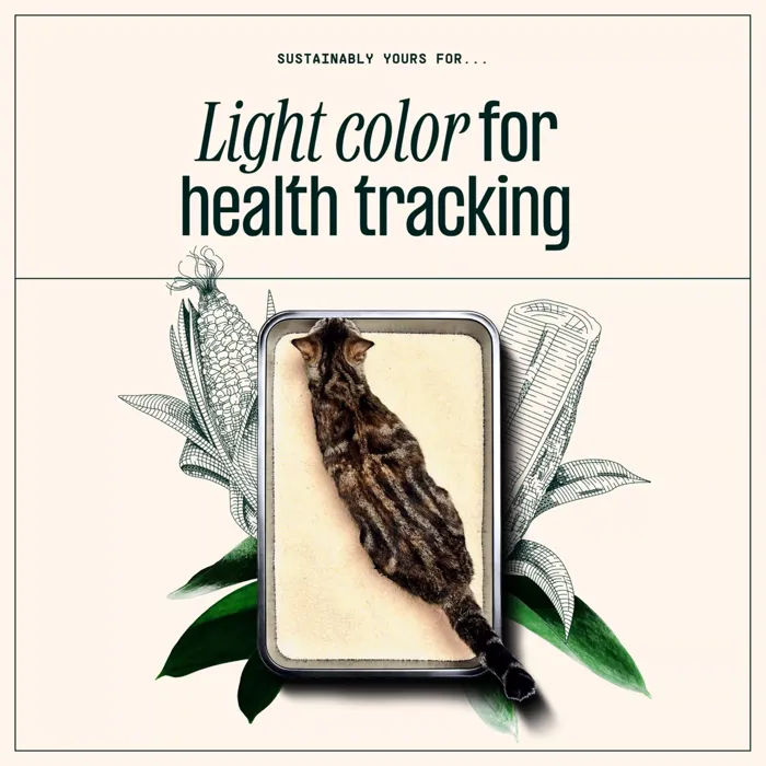 Sustainably Yours Large Grain Litter 26-lb health tracking feature