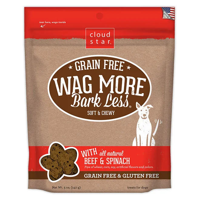 Bark Less Soft & Chewy Gf Bf & Spinach Trt 5-oz