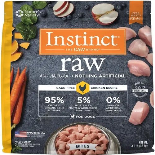 Nature's Variety Frozen Chicken Bites 8 Oz